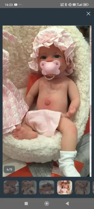 Bebé Reborn Silicona 38cm