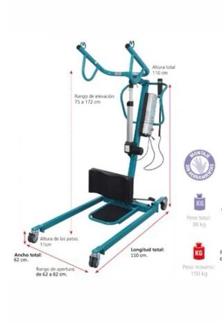 OFERTA! Grúa AKS Dúo + arnés bipidestación