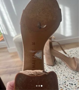 Sandalias Marypaz nude tacón bloque