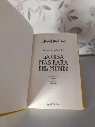 La Cosa más rara del Mundo-Libro David Walliams