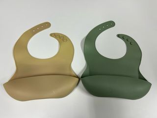 2 Baberos Silicona Bebé
