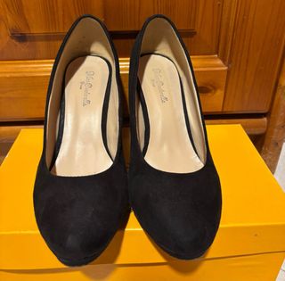 Scarpe con tacco nere Tg 37