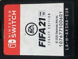 FIFA 21 Legacy Edition Nintendo Switch