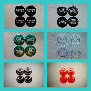 Pegatinas 56mm tapabuje Mazda Land Rover logo