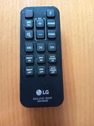 Barra de Sonido LG Negra