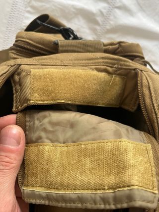 Mochila táctica para tiro Deportivo color camel.