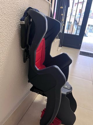 Silla Portabebés para Bicicleta Azul y Roja