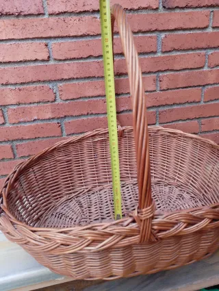 Cesta de mimbre grande