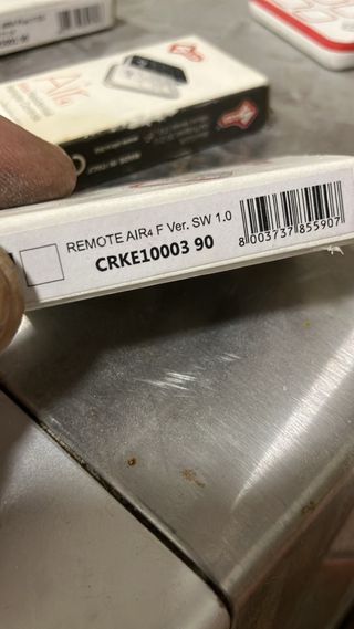 Telecomando AIR4 F Ver. SW 1.0 CRKE10003 90