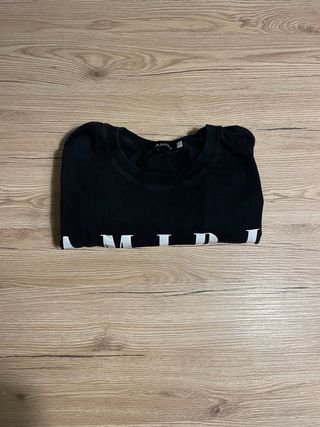 T-shirt AMIRI nera con logo grande