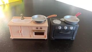 Cocina Sylvanian Families con accesorios