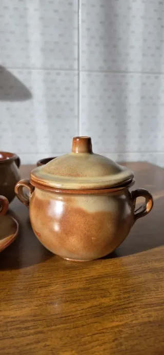 Set caffè ceramica terracotta