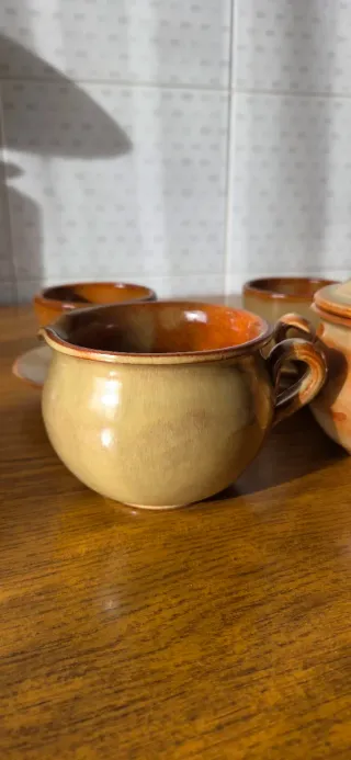 Set caffè ceramica terracotta