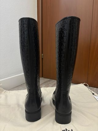 Stivali Louis Vuitton neri monogram