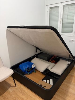 Canapé abatible tapizado tela