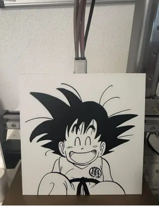Lienzo Decorativo Goku