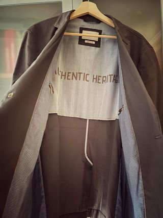 Americana hombre gris/marrón