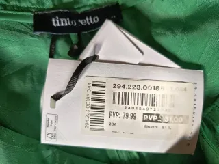 Pantalón verde Tintoretto Talla 44 sin estrenar