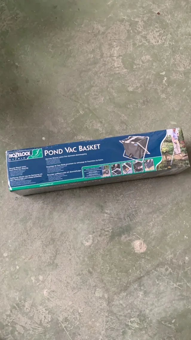 Cesta Limpieza Estanques con Salida