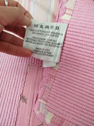 Alfombra infantil de tela para cuarto de niña