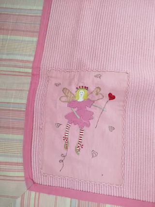 Alfombra infantil de tela para cuarto de niña