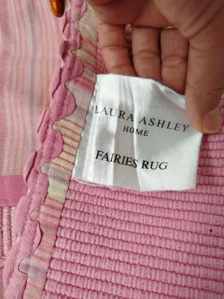 Alfombra infantil de tela para cuarto de niña