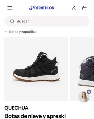 Botas Apreski Quechua Talla 38