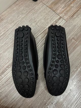 Mocassini Louis Vuitton Pelle Nera Oro