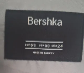 Americana Bershka Raya Gris Talla XS