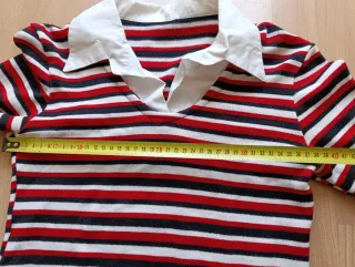 Jersey rayas cuello y puños S/M