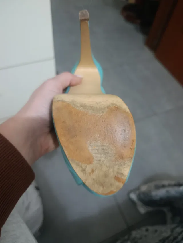 Scarpe Bata azzurre scamosciate Tg 39