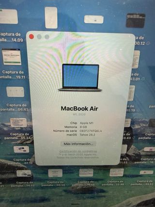 MacBook Air M1 Plata 2020 13”