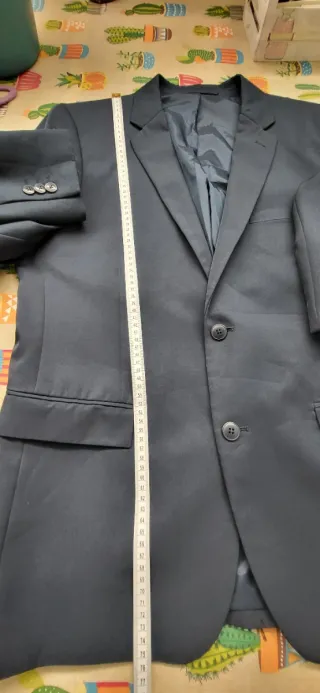 Traje de hombre azul