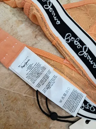 Sujetador Pepe Jeans naranja sin estrenar.