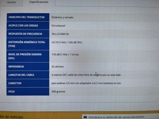 Auriculares Sennheiser HD 429 Negro/Dorado