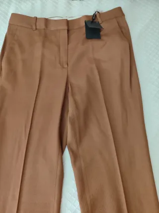 Pantalón Massimo Dutti marrón nuevo