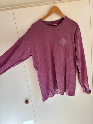 Camiseta manga larga morada