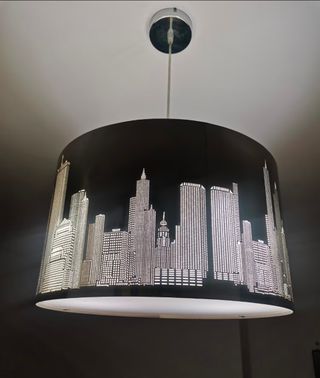 Coppia Lampadari New York Skyline