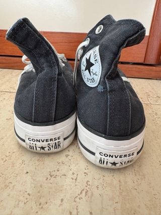 Converse caña alta negras