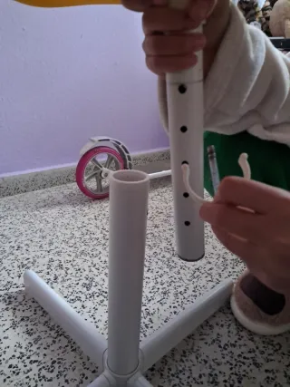 Silla infantil de oficina amarilla