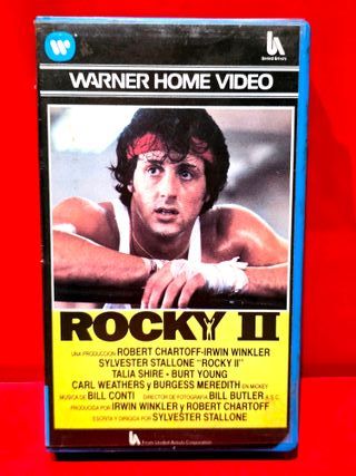 Rocky II - Carátula y Estuche VHS Original