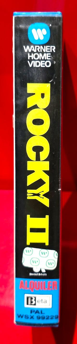 Rocky II - Carátula y Estuche VHS Original