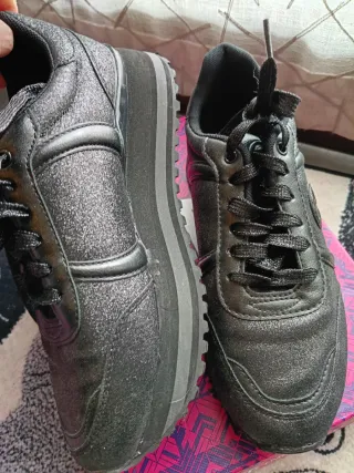 Scarpe Enrico Coveri nere glitter