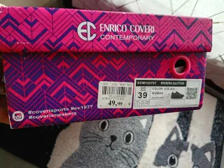 Scarpe Enrico Coveri nere glitter