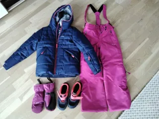 Conjunto Nieve Niña 8 años