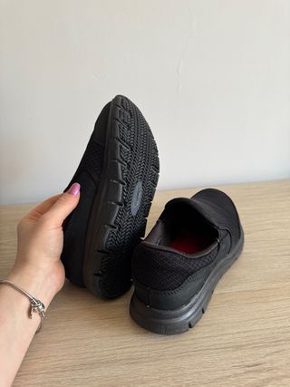 Zapatillas Skechers Work Relaxed Fit Negras