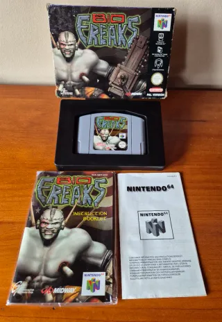 Bio Freaks Nintendo 64 COMPLETO ORIGINAL