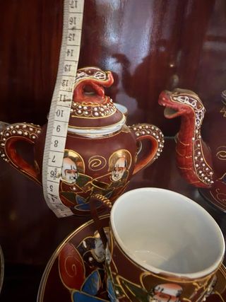 Juego de té japones estilo satsuma