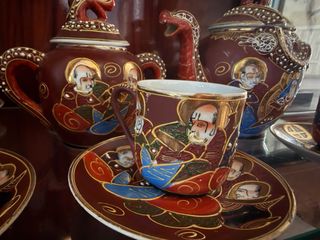 Juego de té japones estilo satsuma