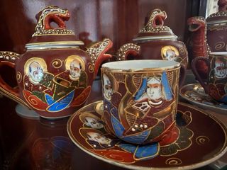 Juego de té japones estilo satsuma